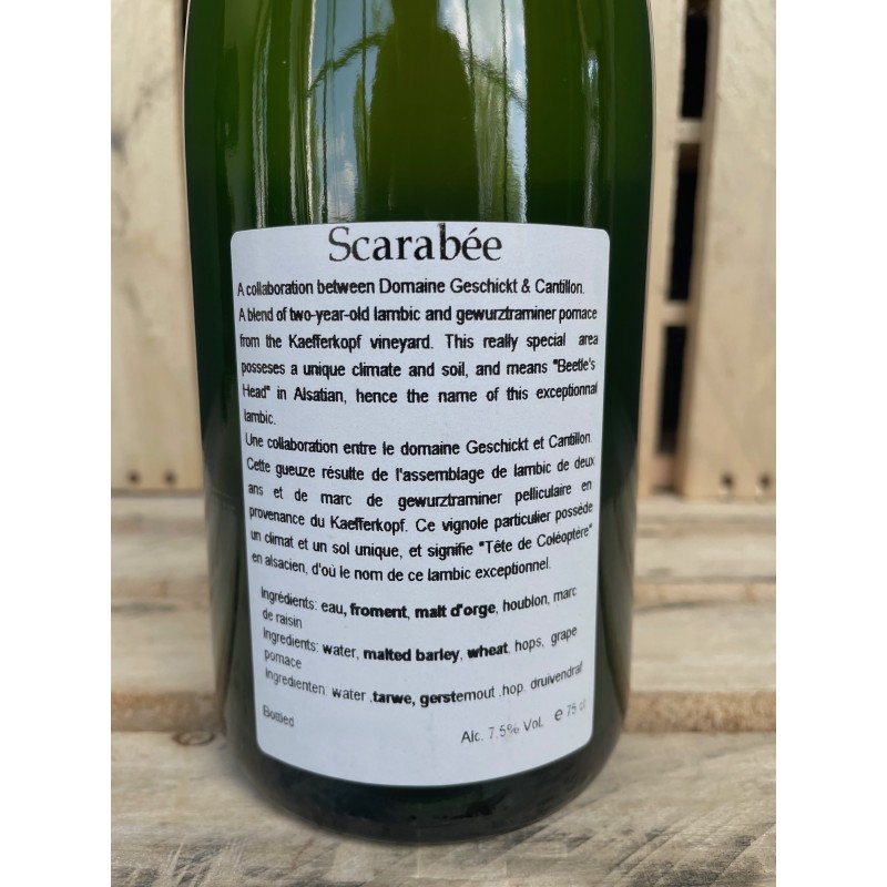 Belgian Beer Barn - Cantillon Scarabée 75cl