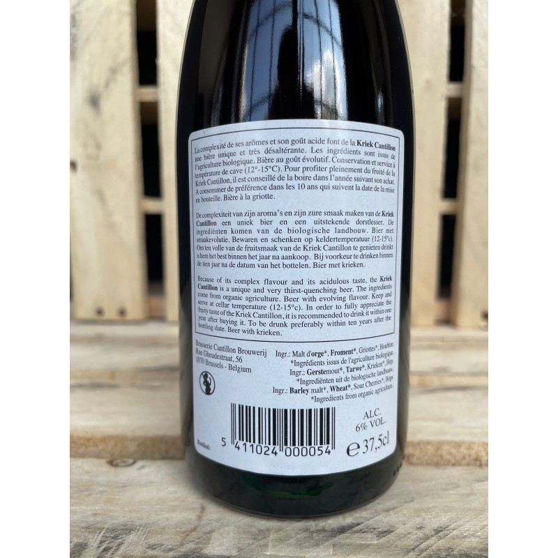 Belgian Beer Barn - Cantillon Kriek 37.5cl