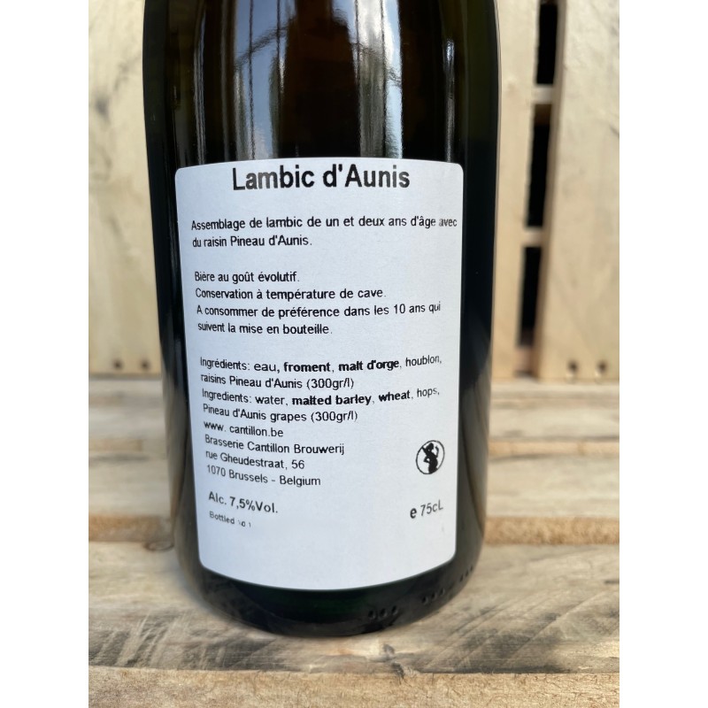 Belgian Beer Barn - Cantillon Lambic d'Aunis 75cl