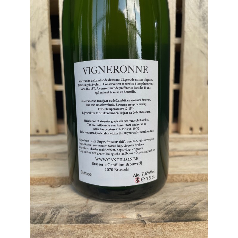 Belgian Beer Barn - Cantillon Vigneronne 75cl