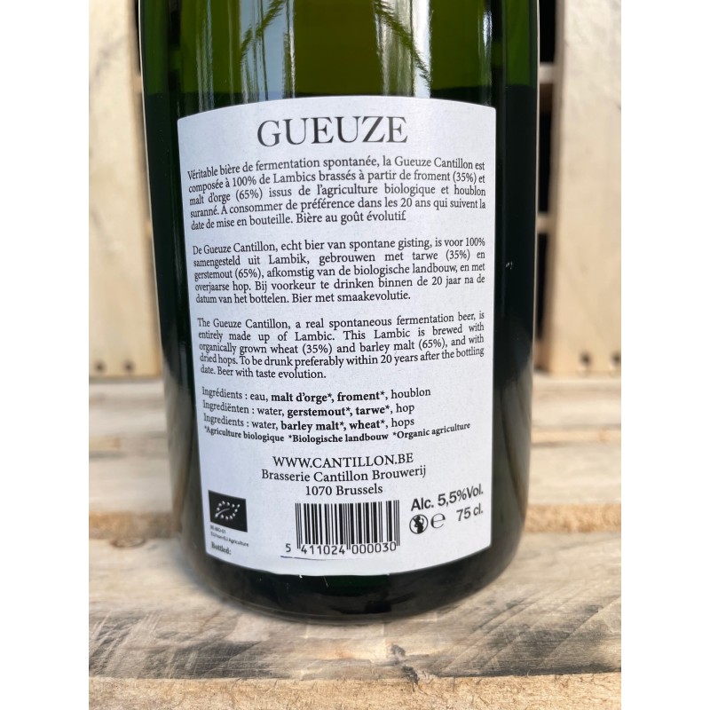 Belgian Beer Barn - Cantillon Gueuze 75cl
