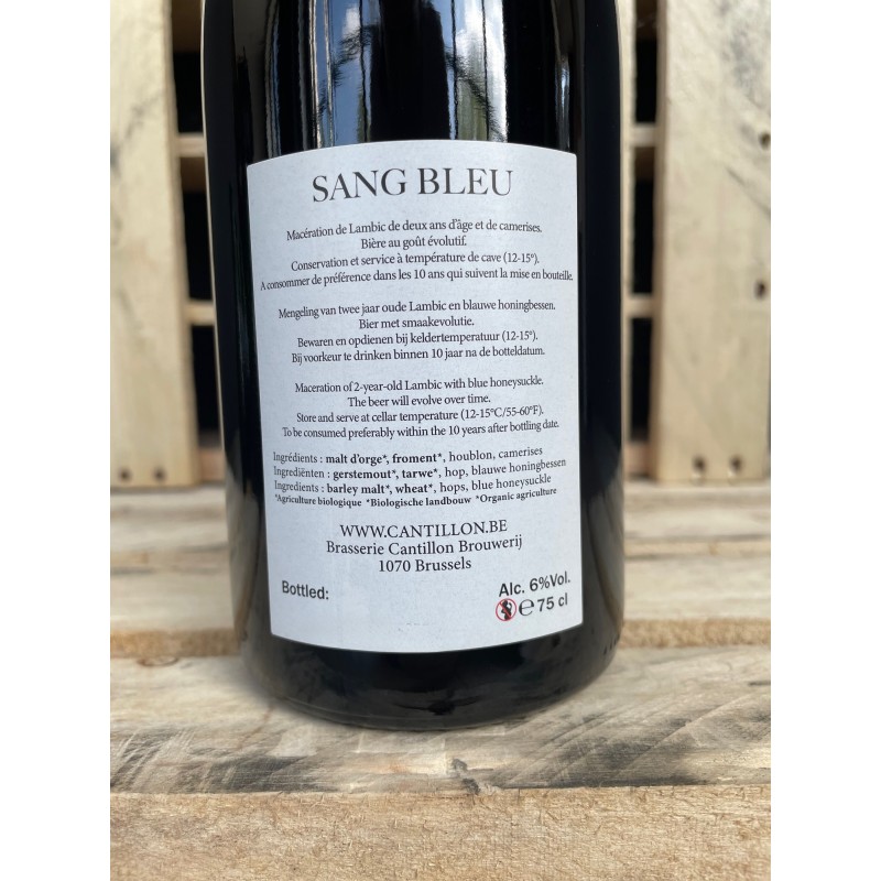 Belgian Beer Barn - Cantillon Sang Bleu 75cl