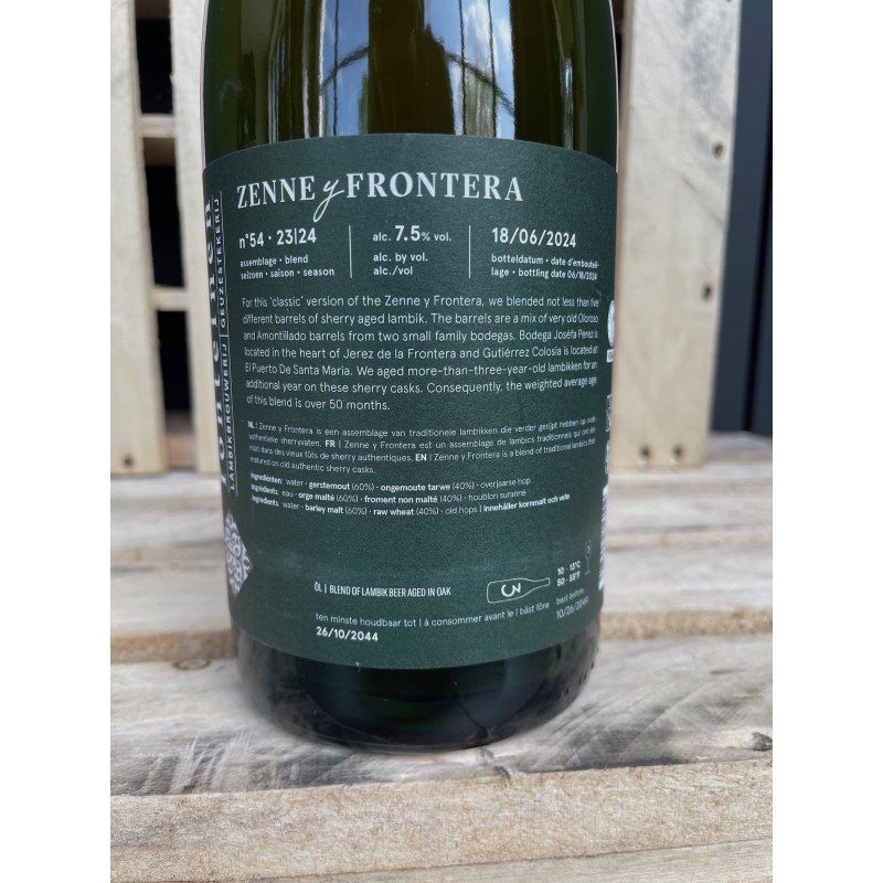 Belgian Beer Barn - 3 Fonteinen Zenne y Frontera