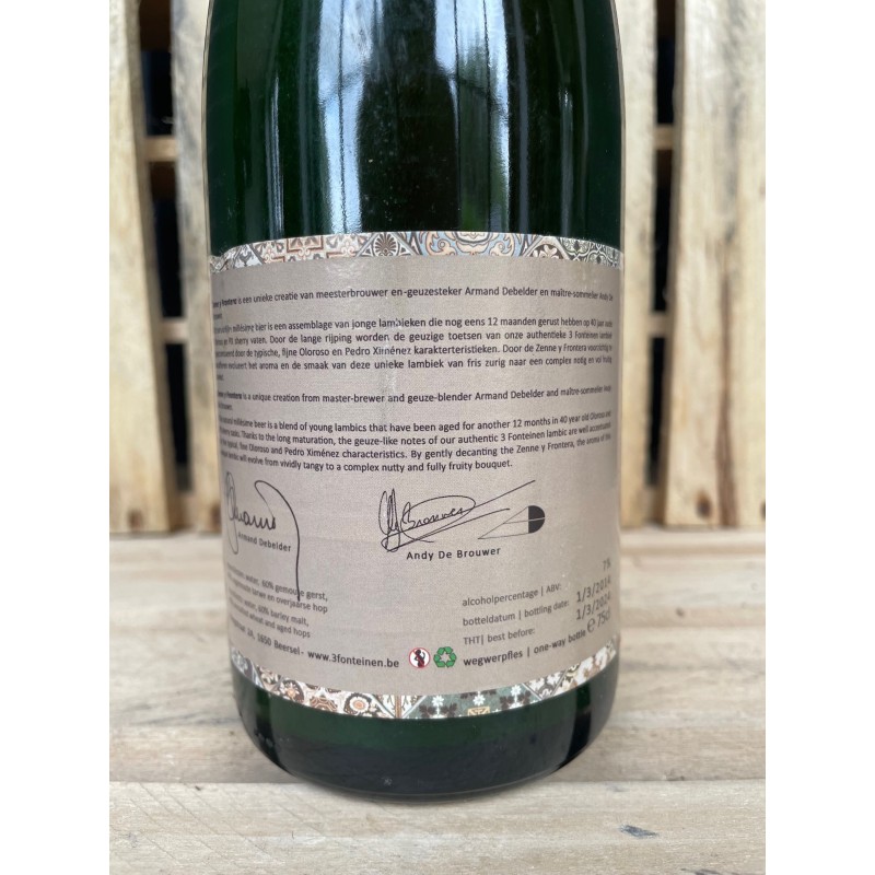 Belgian Beer Barn - 3 Fonteinen Zenne y Frontera - Batch 1 - 2014
