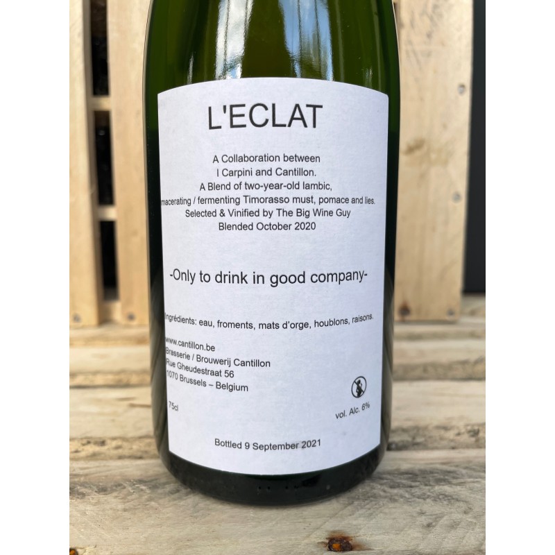 Belgian Beer Barn - Cantillon L'Eclat 75cl