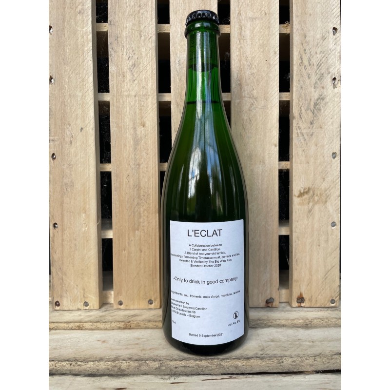 Belgian Beer Barn - Cantillon L'Eclat 75cl